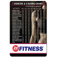 Exercise & Calorie Chart Refrigerator Health Magnet
